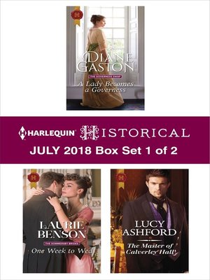 cover image of Harlequin Historical July 2018--Box Set 1 of 2